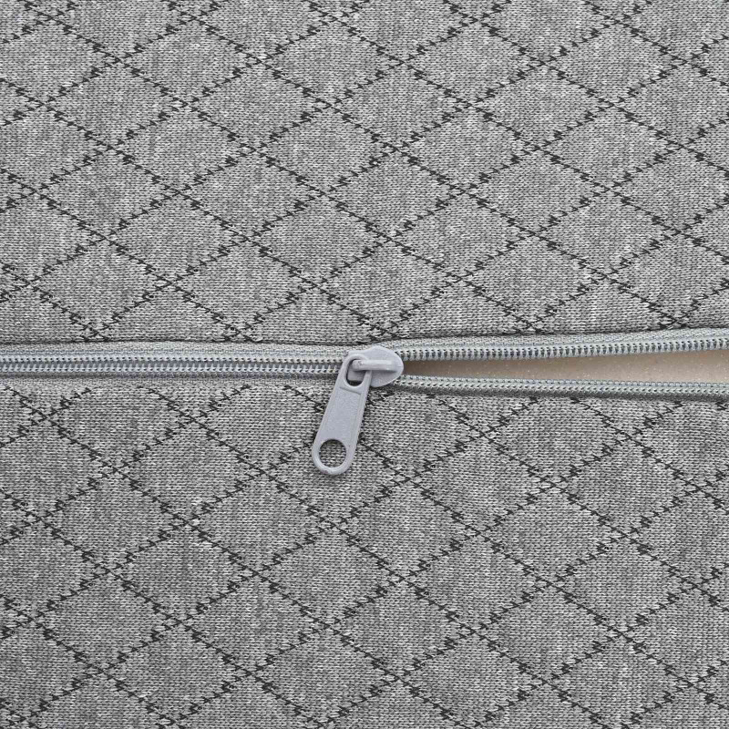 Poduszka na nogi Szary 52 x 20 x 11 cm Pianka z pamięcią