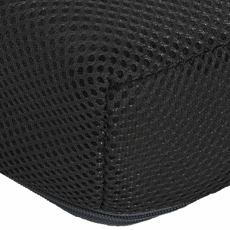 Poduszka na siedzisko Czarny 39 x 38 x 8,5 cm Pianka PU
