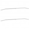 Uchwyt na plandekę do przyczep 2 pcs Srebrny 100-145 cm