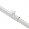 Uchwyt na plandekę do przyczep 2 pcs Srebrny 100-145 cm