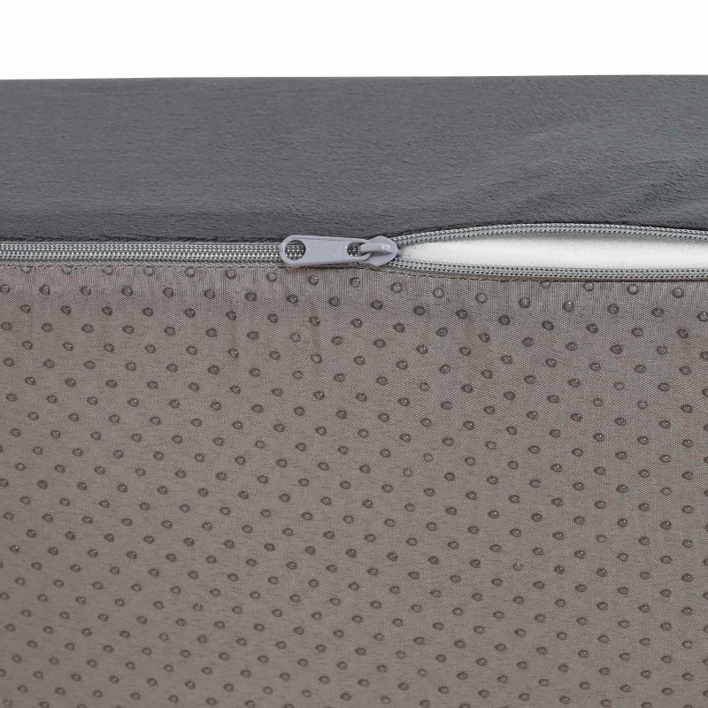 Poduszka na siedzisko Szary 40 x 40 x 10 cm Pianka PU
