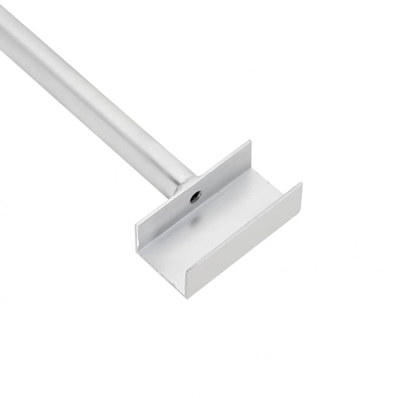 Uchwyt na plandekę do przyczep 4 pcs Srebrny 130-210 cm