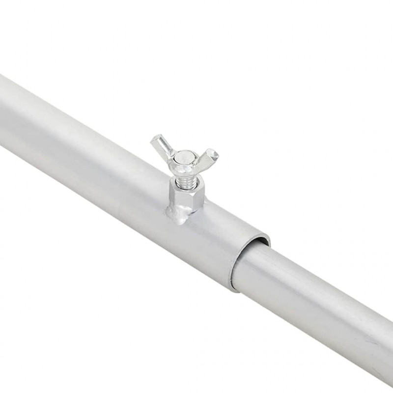 Uchwyt na plandekę do przyczep 4 pcs Srebrny 130-210 cm