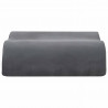 Poduszka na siedzisko Gładki Szary 40 x 40 x 13 cm Pianka PU