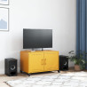 Szafka RTV, musztardowa, 68x39x43,5 cm, stal