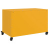 Szafka RTV, musztardowa, 68x39x43,5 cm, stal