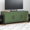 Szafka RTV, oliwkowa, 100,5x39x43,5 cm, stal