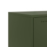 Szafka RTV, oliwkowa, 100,5x39x43,5 cm, stal