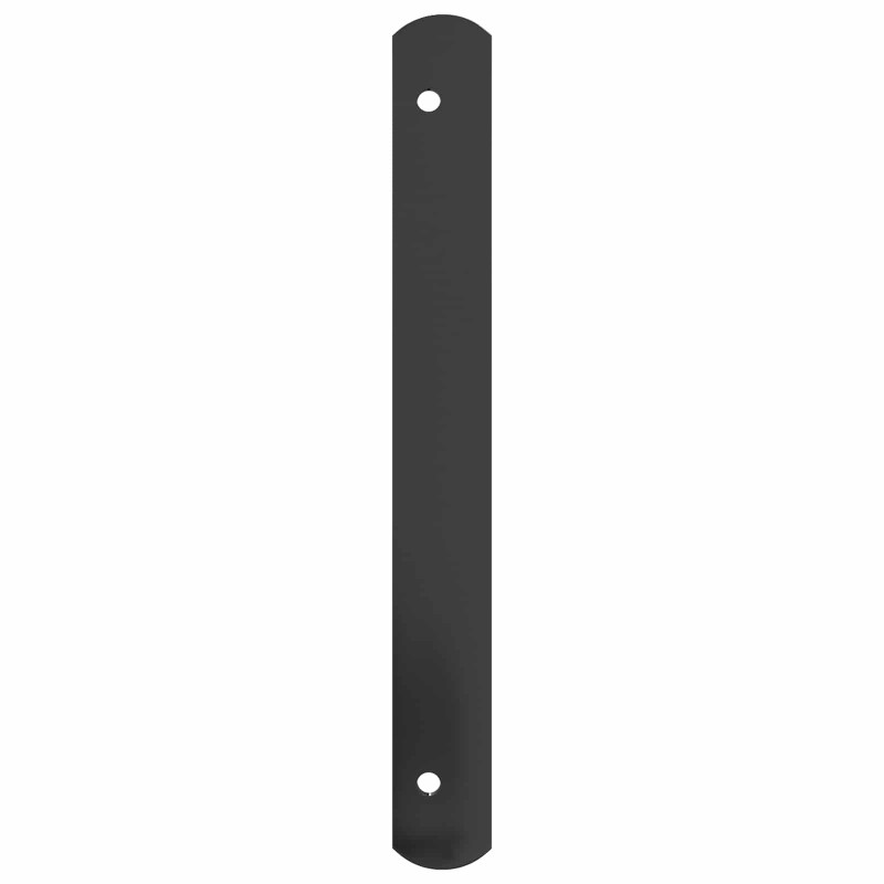 Kratka Okienna Czarny 76 x 30 cm Stal malowana proszkowo
