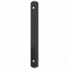 Kratka Okienna Czarny 115 x 30 cm Stal malowana proszkowo