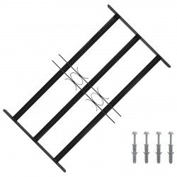Kratka Okienna Czarny 75.5 x 45 cm Stal malowana proszkowo
