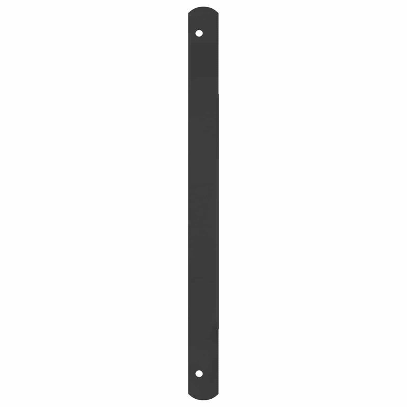 Kratka Okienna Czarny 116 x 45 cm Stal malowana proszkowo