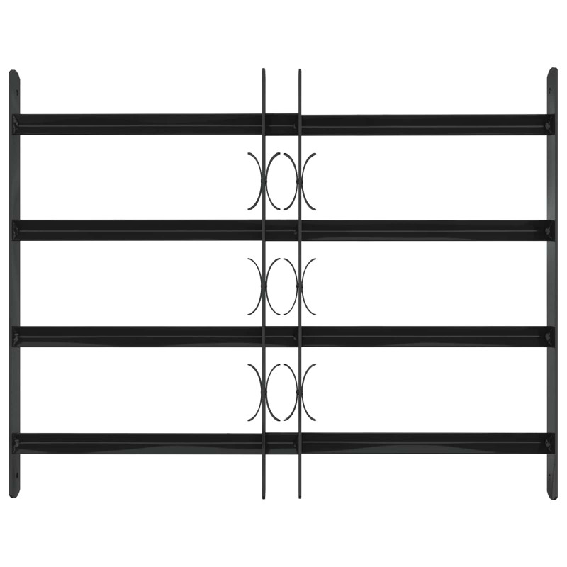 Kratka Okienna Czarny 75.5 x 60 cm Stal malowana proszkowo