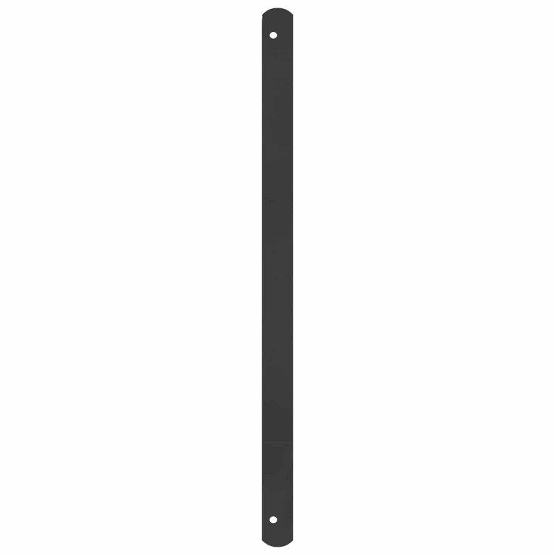 Kratka Okienna Czarny 115 x 60 cm Stal malowana proszkowo