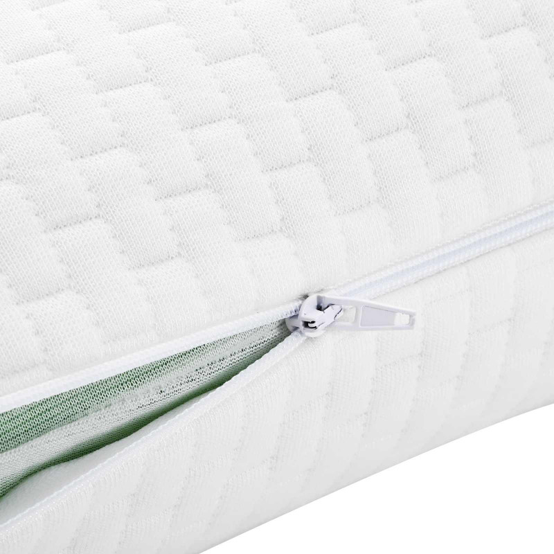 Poduszka do spania Biały 60 x 40 x 13 cm Pianka z pamięcią