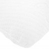 Poduszka do spania Gładki Biały 70 x 36 x 13 cm