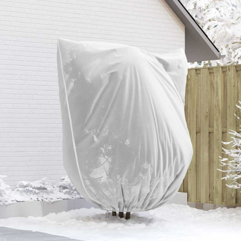 Osłony Fleece dla Roślin Przed Przymrozkami Biały 2,4 x 2 m
