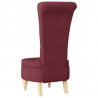 Fotel typu slipper Czerwone wino 56,5 x 70 x 110 cm tkanina