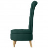 Fotel typu slipper Ciemna zieleń 56,5 x 70 x 110 cm tkanina