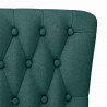Fotel typu slipper Ciemna zieleń 56,5 x 70 x 110 cm tkanina
