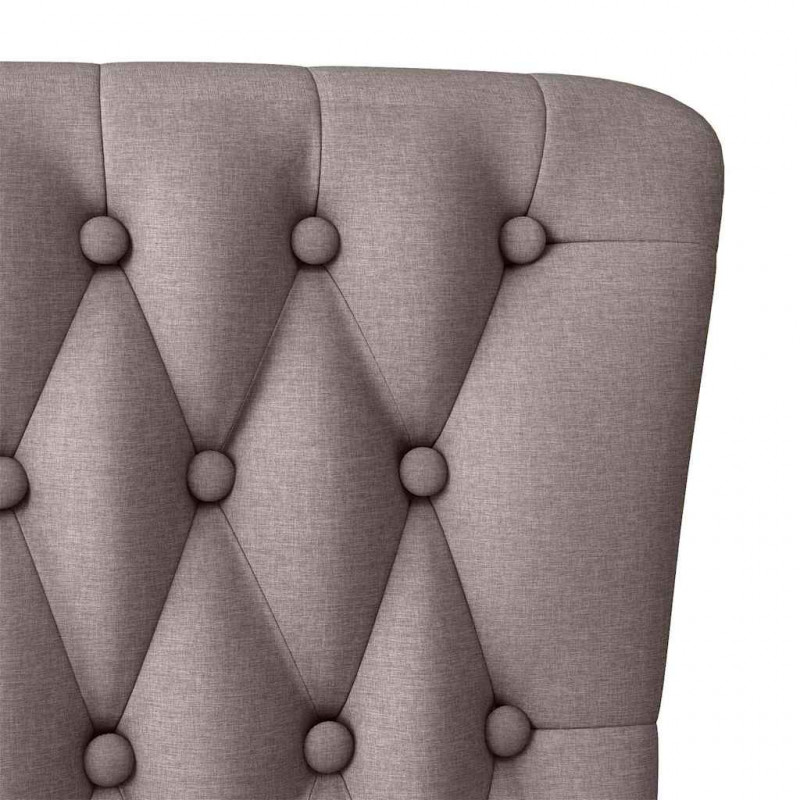 Fotel typu slipper Ciemnoszary 56,5 x 70 x 110 cm tkanina