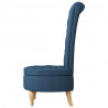 Fotel typu slipper Niebieski 56,5 x 70 x 110 cm tkanina
