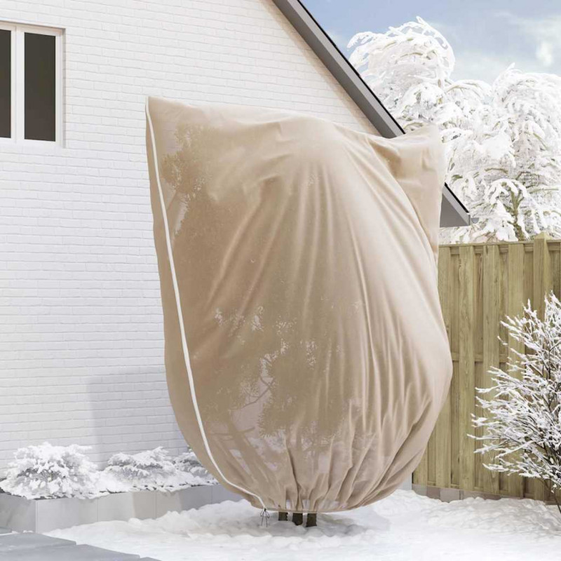 Osłony Fleece dla Roślin Przed Przymrozkami Beżowy 3,5 x 2,5 m
