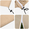 Osłony Fleece dla Roślin Przed Przymrozkami 3 pcs Beżowy