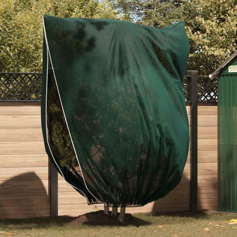 Osłony Fleece dla Roślin Przed Przymrozkami Zielony 2,4 x 2 m