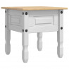 Stolik końcowy Corona Biały 50 x 50 x 50 cm Lite drewno sosnowe