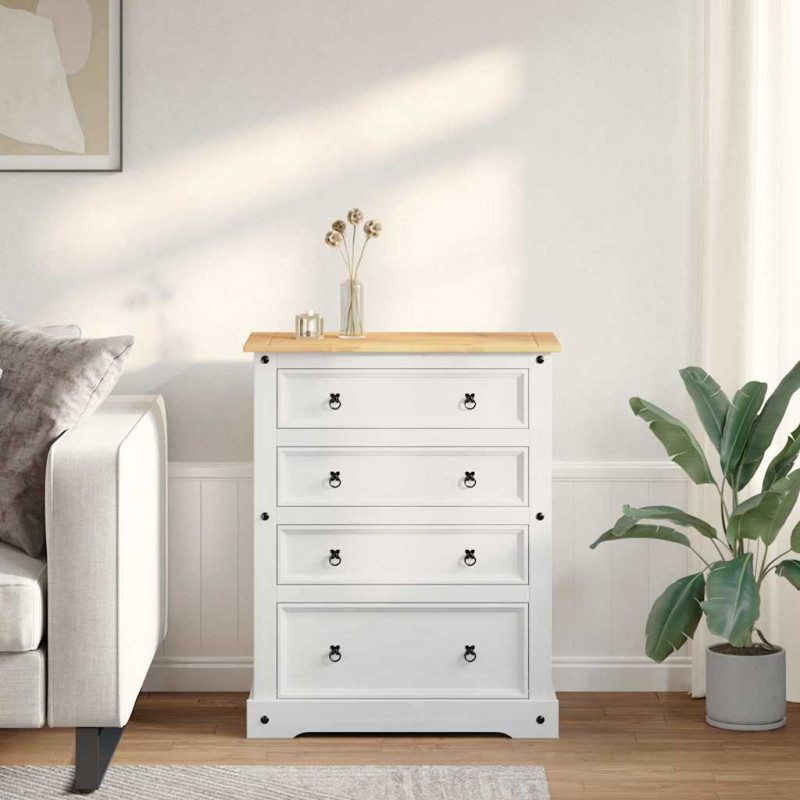 Skrzynie do przechowywania Corona Biały 92 x 48 x 114 cm
