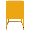 Szafka pod telewizor, musztardowa, 68x39x60,5 cm, stalowa