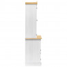 Bufet Corona Biały 100 x 48,5 x 179 cm Lite drewno sosnowe
