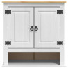 Szafka wisząca z przechowywaniem Corona Biały 70 x 33 x 71,5 cm
