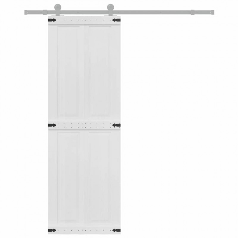 Drzwi Corona Biały 70 x 210 cm Materiał drewnopochodny