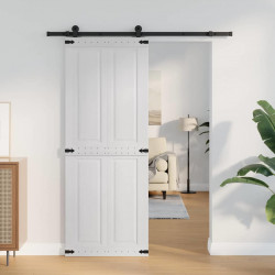 Drzwi Corona Biały 80 x 210 cm Materiał drewnopochodny