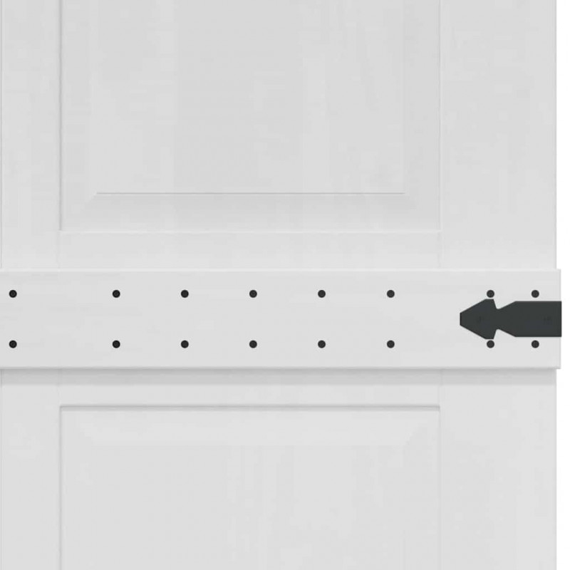 Drzwi Corona Biały 80 x 210 cm Materiał drewnopochodny