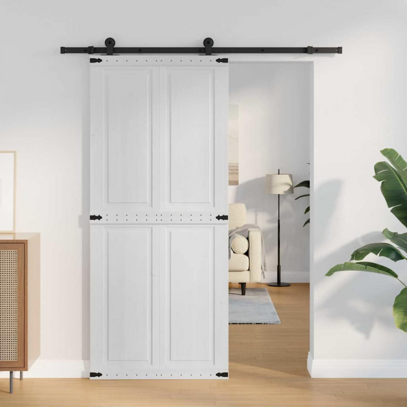 Drzwi Corona Biały 90 x 210 cm Materiał drewnopochodny