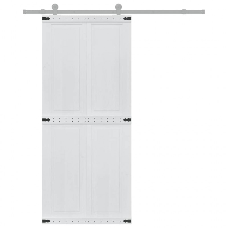 Drzwi Corona Biały 90 x 210 cm Materiał drewnopochodny