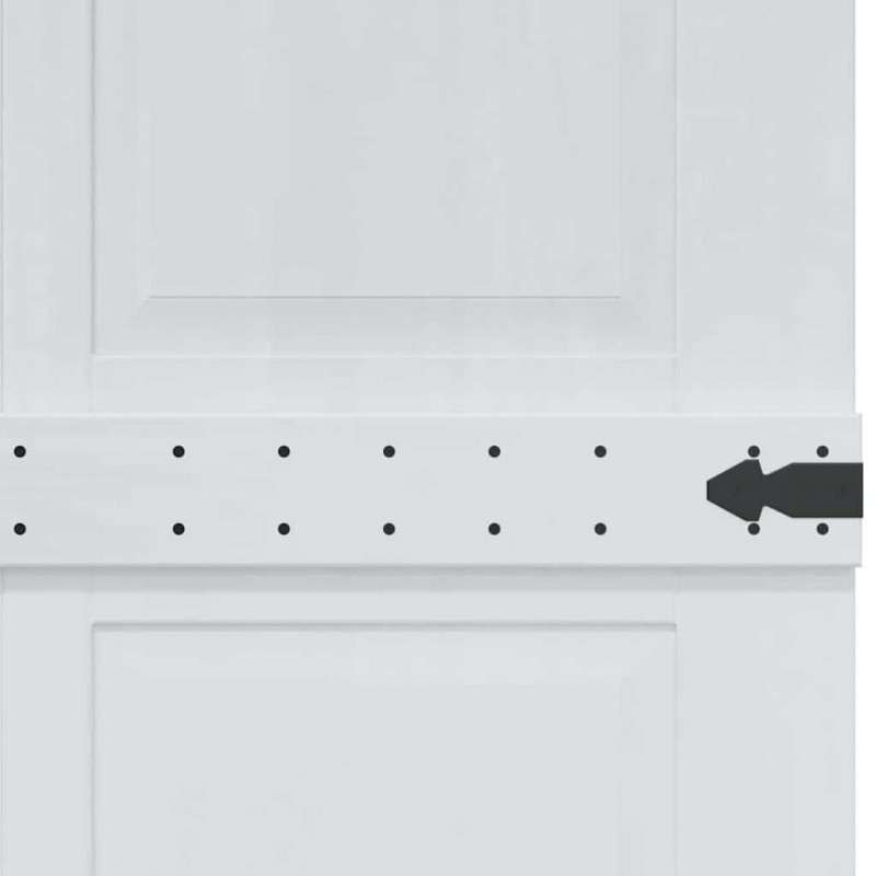 Drzwi Corona Biały 100 x 210 cm Materiał drewnopochodny