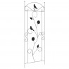 Ogrodzenie Ogrodowe 3 pcs Czarny 110 x 40 cm Stal