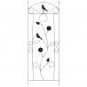 Ogrodzenie Ogrodowe 3 pcs Czarny 110 x 40 cm Stal