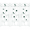Ogrodzenie Ogrodowe 3 pcs Zielony 110 x 40 cm Stal