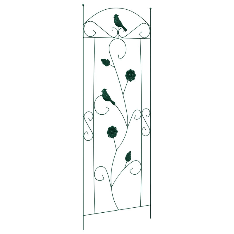 Ogrodzenie Ogrodowe 3 pcs Zielony 110 x 40 cm Stal