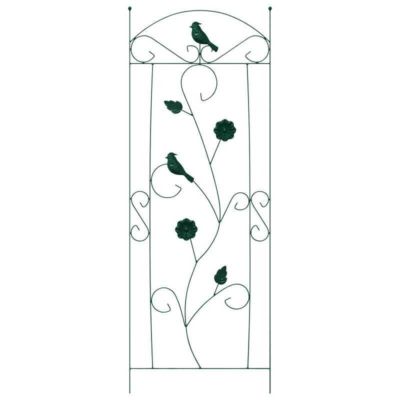 Ogrodzenie Ogrodowe 3 pcs Zielony 110 x 40 cm Stal