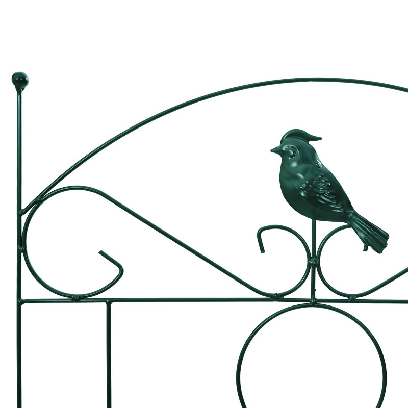 Ogrodzenie Ogrodowe 3 pcs Zielony 110 x 40 cm Stal