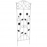 Ogrodzenie Ogrodowe 3 pcs Czarny 110,5 x 42,5 cm Stal