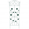 Ogrodzenie Ogrodowe 3 pcs Zielony 110,5 x 42,5 cm Stal