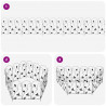 Ogrodzenie Ogrodowe 5 pcs Czarny Stal