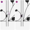 Ogrodzenie Ogrodowe 5 pcs Czarny Stal